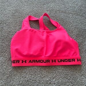 Under Armour Neon Pink Sports Bra